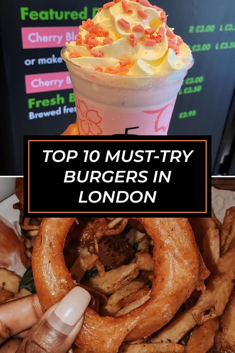 Are you searching for the ultimate burger experience in London? Look no further! This guide highlights the top 10 must-try burgers offering rich flavors and textures that'll tantalize your taste buds. Whether you crave classic beef patties or innovative veggie options, London's burger scene offers something for everyone. From unique toppings to artisanal buns, each burger stands out in flavor. Join fellow food lovers on this delicious adventure and explore the best that London's burger spots have to offer. Satisfy your burger cravings today! Veggie Options, Burger Stand, Crinkle Cut Fries, Ultimate Burger, Vintage Milk Bottles, Beef Patties, Best Burgers, Bacon Burger, London Look