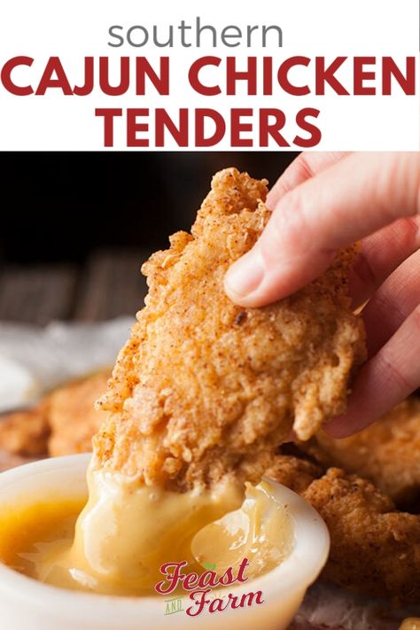 Cajun Fried Chicken Recipe, Cajun Chicken Tenders, Chicken Fried Chicken Recipe, Fried Chicken Tenderloin Recipes, Spicy Fried Chicken Tenders, Double Fried Chicken Tenders, Cornstarch Fried Chicken Tenders, Cajun Breaded Chicken, Fried Chicken Tenders No Buttermilk