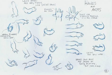 Lilo & Stitch: 60 Original Concept Art Collection Bow Poses, Drawing Diary, Hand Poses, Draw Faces, Animation Disney, 얼굴 그리기, Sketch Books, Drawings Ideas, Lilo Et Stitch