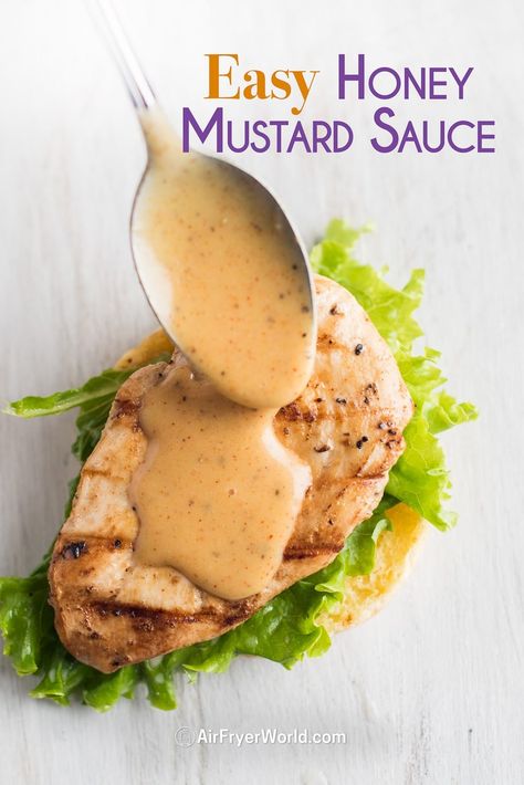 Honey Mustard Sauce For Chicken, Mustard Sauce For Chicken, Easy Honey Mustard, Honey Mustard Sauce Recipe, Mustard Sauce Recipe, Best Sauce Recipe, Honey Mustard Dip, Flavored Butter Recipes, Homemade Honey Mustard