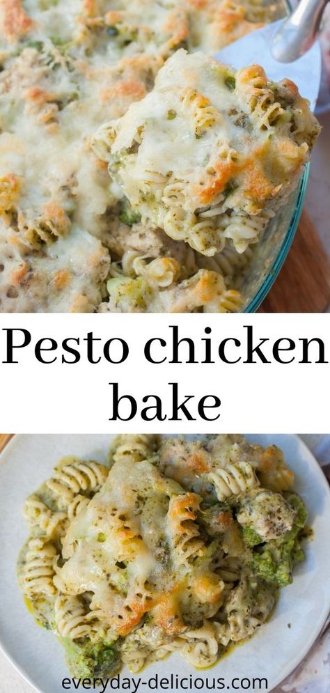 Chicken Broccoli Pesto Pasta Bake, Pesto Chicken Pasta Casserole, Garlic Chicken Pesto Pasta, Pesto Chicken Broccoli Pasta, Baked Pesto Chicken Pasta, Pesto Chicken Bake Pasta, Recipes That Use Pesto Sauce, Pesto Pasta Casserole, What To Use Pesto With