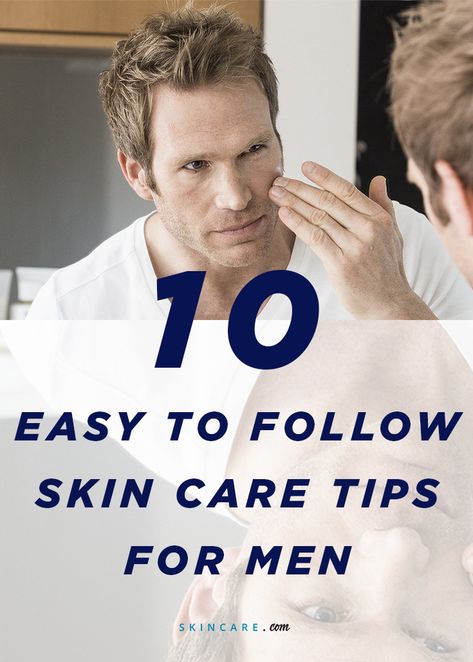 Many men prefer simple over complicated when it comes to skin care. With this in mind, we sought out basic good-skin tips that men can easily follow. Ahead, 10 dermatologist-recommended skin care tips for men. Easy Skin Care, Skin Care Men, Easy Skincare, Gentlemens Guide, Men Skin Care Routine, Men's Skincare, Dermatologist Recommended Skincare, Skin Care Guide, Face Care Tips