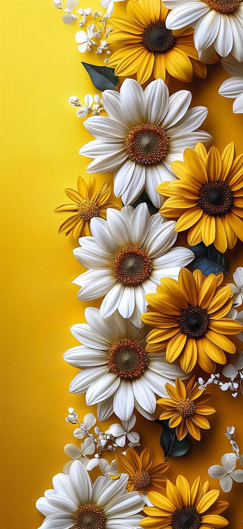 Sunflower Inspiration, Sunflower Iphone Wallpaper, Balloons Arch, Iphone Wallpaper Classy, Daisy Wallpaper, Summer Iphone, Floral Wallpaper Phone, Cute Christmas Wallpaper, Sunflower Wallpaper