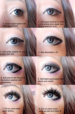 Gyura Makeup, Anime Make-up, Gal Makeup, Gyaru Makeup, Doll Eye Makeup, Anime Makeup, Kawaii Makeup, 일본 패션, Rave Makeup