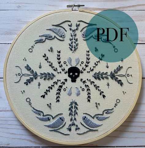 Stay Dead Hand Embroidery PDF Pattern Modern Hand Embroidery - Etsy.de Skeleton Embroidery Pattern Free, Goth Embroidery Patterns, Embroidery Witchy, Creative Embroidery Inspiration Ideas, Funny Embroidery Ideas, Masculine Embroidery, Modern Embroidery Ideas, Small Embroidery Ideas, Creepy Embroidery