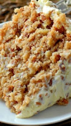 The Best Hummingbird Cake ~ This recipe never disappoints and delivers a specical treat for any occasion. Baby Food Recipes, Best Hummingbird Cake, Hummingbird Cake Recipes, Hummingbird Food, Hummingbird Cake, A Piece Of Cake, Piece Of Cake, Just Desserts, Christmas Food