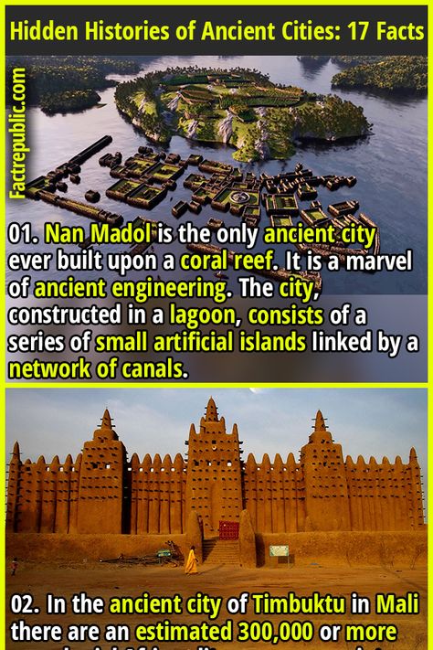 Ancient Engineering, Nan Madol, Ancient Greece Facts, Ancient History Timeline, Archaeology Dig, Ancient History Archaeology, Ancient Discoveries, Curious Facts, Artificial Island