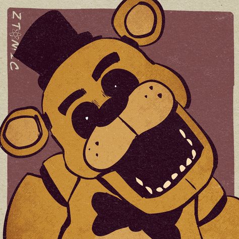 Ztomic | ✨️Commissions OPEN✨️ (@ZtomicTV) on X Fnaf Art Springtrap, Fnaf Art Freddy, Fnaf Painting Ideas, Freddy Fazbear Drawing, Golden Freddy Fanart, Five Nights At Freddy's Dibujos, Helpy Fnaf, Fnaf Pictures, Fnaf Freddy Fazbear