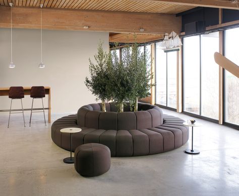 BOB | Curved sofa By Blå Station design Stefan Borselius, Thomas Bernstrand Hall Sofa, Fabric Sofa Design, Cheap Office Furniture, Modern Sofa Set, Dental Office Design, Round Sofa, Modern Office Design, Office Furniture Design, Sofa Set Designs