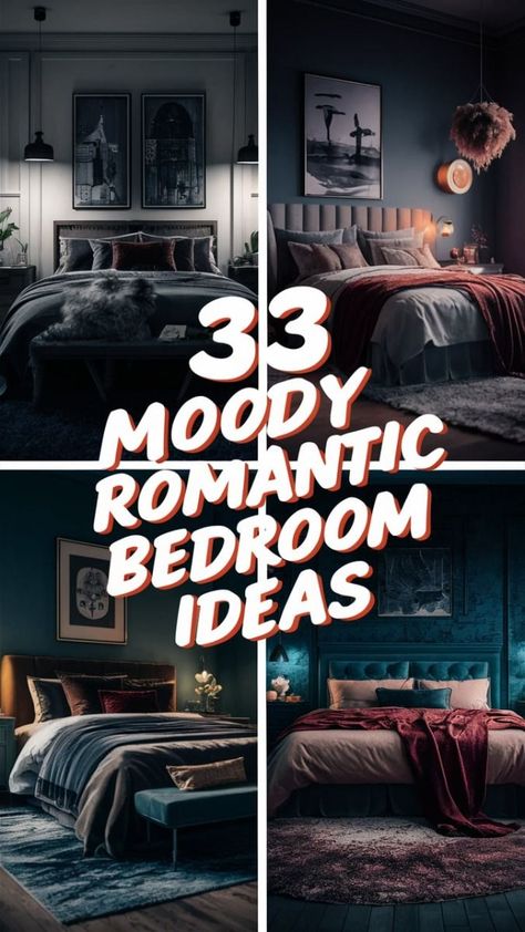 Essential Mindsets for Simple Living Dark Romance Bedroom, Blue Moody Bedroom, Bedroom Ideas Gothic, Decadent Bedroom, Moody Romantic Bedroom, Dark Romantic Bedroom, Gothic Lifestyle, Pretty Dorm Room, Dramatic Bedroom