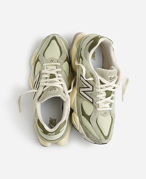 New Balance® Unisex 9060 Sneakers | Madewell New Balance Suede, Trendy Shoes Sneakers, Olive Green Pants, Dad Sneakers, Swag Shoes, Trendy Sneakers, New Balance Shoes, Trendy Shoes, Tennis Shoes