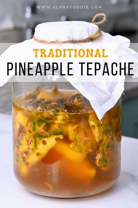 Lactofermentation Recipes, Pineapple Water Recipe, Fermented Pineapple, Tepache Recipe, Healthy Drink Recipes Smoothies, Fire Cider Recipe, Cinnamon Water, Pineapple Drink, Kombucha Recipe