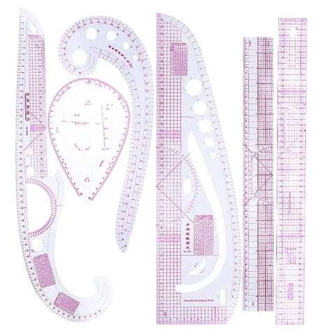 French Curve Ruler, French Curve, Drafting Drawing, Ruler Set, Drawing Template, Diy Clothes Design, Sew Ins, Dress Making Patterns, Drawing Templates