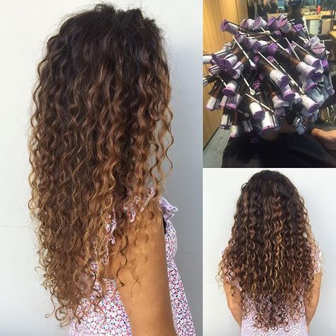 Spiral perm on this long hula hair. @dadahawaii… Long Hair Perm, Spiral Perm, Types Of Hair, Long Layered Haircuts, Penteado Cabelo Curto, Permed Hairstyles, Adriana Lima, Long Curly Hair, Long Hair Cuts