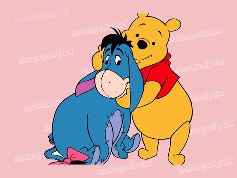 Winnie And Eeyore, Winnie The Pooh Png, Winnie The Pooh Pictures, Winnie The Pooh Friends, Disney Artwork, Cute Disney Wallpaper, Pooh Bear, Not Allowed, Cute Disney