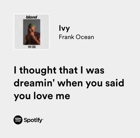 Tumblr, Girlblogger Aesthetic, Meaningful Lyrics, Music On Spotify, Music Spotify, Spotify Lyrics, Aesthetic Tumblr, Best Duos, Frank Ocean