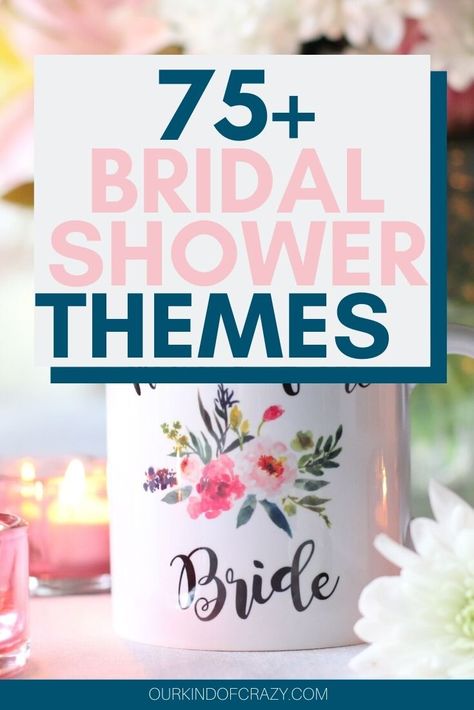 Bridal Shower Themes: Ideas She Will Love in 2020 - ourkindofcrazy.com Bridal Shower Themes 2024, Bridal Shower Themes Ideas, Unique Bridal Shower Themes, Bridal Shower Themes, Rusting Wedding, Wedding Shower Themes, Rose Petals Wedding, Bridal Shower Backdrop, Themes Ideas