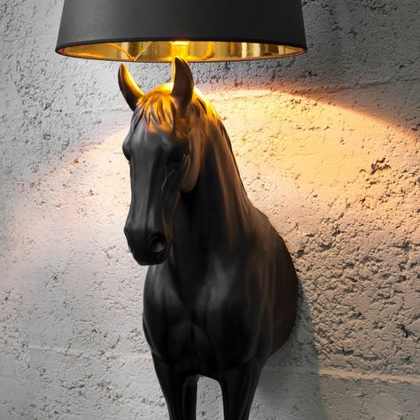 Ready to make a statement? The Black Beauty Lamp isn’t a simple light fixture; it’s a piece of art shaped like the iconic Black Beauty Horse 🐎- destined to become the focal point of any room 💫 Explore our full collection today and find that one piece that will completely transform your entire space 🏠 #homedecor #interiordesign #luxuryliving #statementpiece #modernhome #industrialdesign #floorlamp #lightingdesign Simple Light Fixtures, Piece Of Art, Black Beauty, Penthouse, Light Fixture, Luxury Living, Industrial Design, Lighting Design, Focal Point