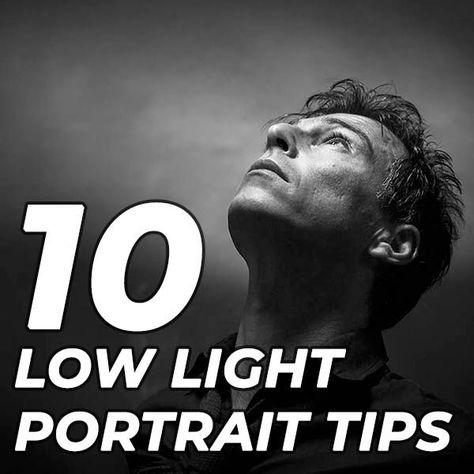 10 Tips for Low Light Portraits Double Portrait Photography, Low Light Selfie Ideas, Low Key Photography Portraits, Low Light Photography Ideas, Low Light Photography Portraits, Dark Photography Portrait, One Light Photography, Low Light Portrait, Photos In The Dark