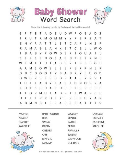 Baby Shower Simple Games, Baby Shower Word Scramble Printable Free, Free Baby Shower Games Printables, Baby Shower Coloring Pages, Baby Shower Program, Random Activities, Baby Shower Scramble, Baby Shower Word Search, Baby Shower Printable Games