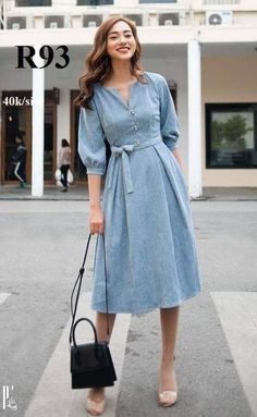 Simple Frock Design, Simple Frocks, Casual Frocks, Stylish Short Dresses, Elegant Dresses Classy, Trendy Dress Outfits, Designer Dresses Casual, Mode Chic, Stylish Dress Book