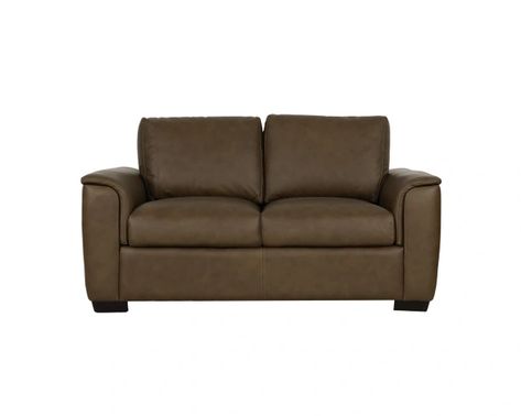 The Flexsteel Henry Brown Genuine Leather Loveseat offers a perfect blend of style and comfort, ideal for creating a welcoming seating area. Upholstered in rich brown genuine leather, this stationary loveseat features attached CloudLux seat cushions that provide exceptional support and comfort. The back cushions are loose and designed with a bullnose shape, offering a soft yet structured look. With its block feet and sturdy construction, the Flexsteel Henry Loveseat is built for both durability Leather Loveseat, Room Sofa, Seating Area, Love Seat, Timeless Pieces, Seat Cushions, Genuine Leather, Cushions, Leather