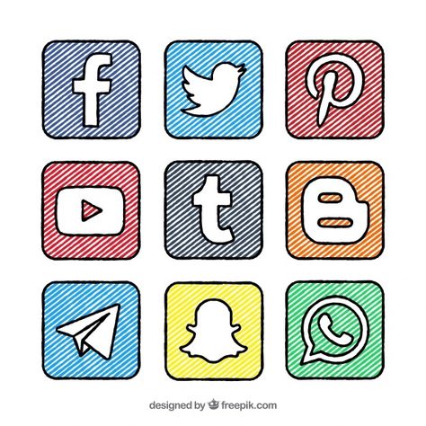 Community Manager Social Media, Social Network Icons, Social Media Icons Vector, Sweet Logo, Social Media Art, Logo Application, Icon Design Inspiration, App Pictures, Square Logo