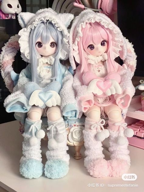 Art Toys Design, Anime Show, Images Kawaii, Fantasy Art Dolls, Kawaii Doll, Smart Doll, Japanese Dolls, Anime Dolls, Cute Stuffed Animals