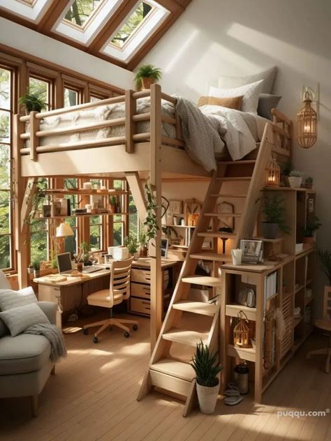 lofted dorm bed s lofted dorm bed s ideas lofted dorm bed s layout lofted dorm bed s ideas colleges lofted dorm bed  with curtains lofted dorm bed  with futon lofted dorm bed  with desk underneath Cute Bedroom Ideas With Loft Beds, Room Ideas Creative, Bed With Desk Underneath, Lofted Dorm Beds, Cabin Remodel, Loft Style Bedroom, Loft Beds, Fantasy Rooms, Dorm Room Ideas