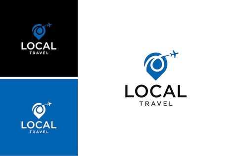 Airplane and location icon vector.local ... | Premium Vector #Freepik #vector #pin-logo #location-logo #gps-logo #map-logo Tour Guide Logo, Logo Guide, Logo Location, Trip Logo, Location Logo, Road Logo, Map Logo, Location Icon, Pin Logo