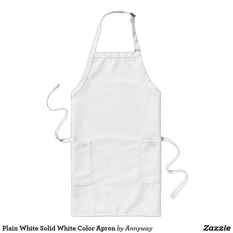 Plain White Solid White Color Apron Ghost White, Halloween Party Supplies, Boutique Design, Seasonal Gifts, Organizing Your Home, Custom Accessories, Pink And Green, Gifts For Dad, Blue And Purple