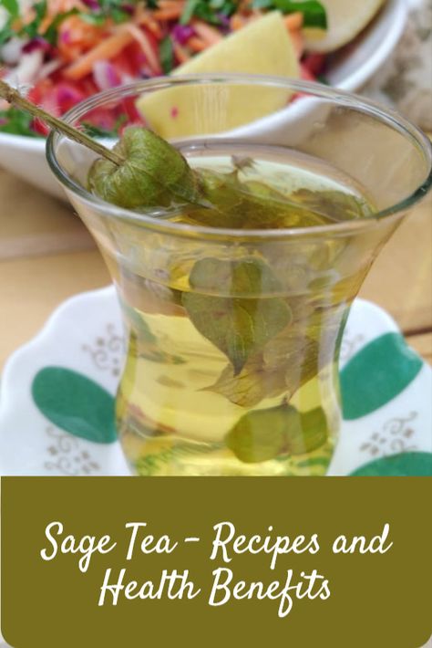 Benefits Of Sage Tea, Sage Tea Benefits, Sage Tea Recipe, Sage Benefits, Grapefruit Tea, Teas Recipes, Sage Tea, Tea Burn, Natural Pain Relievers