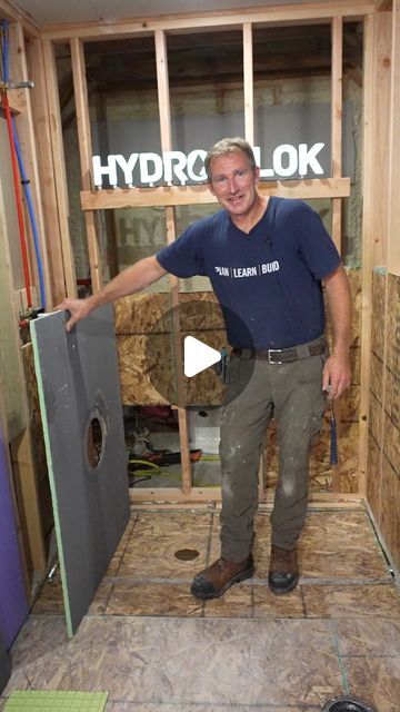 Bathroom Remodeling Teacher on Instagram: "Why step over a curb if you don't have to ? 😄
❤ I love curbless showers ❤

Hydro-Blok has made barrier-free showers easy to BUILD 👊

Here's a list of all Materials needed to construct this shower:

Hydro-Blok Low Profile Pan 36" x 48" - https://bit.ly/3WhPDdf
Hydro-Blok Uncoupling Mat (1/4" thick) - https://bit.ly/3WioB5g
Hydro-Blok Waterproof Wall Boards - https://bit.ly/3zLsiZI
Hydro-Blok 1 1/2" panels (bench) - https://bit.ly/3LSDbMe

Find a Hydro-Blok Dealer - https://bit.ly/3P4yaRY

Check out Hydro-Blok Shower kits:
36 x 36 classic kit - https://bit.ly/3LMUKgC
36 x 48 classic kit - https://bit.ly/4dsOC8X
36 x 60 classic kit - https://bit.ly/4dkpwcq
48 x 48 classic kit - https://bit.ly/46vSDqW
48 x 60 classic kit - https://bit.ly/4cb2xiP

Fo 48x48 Shower Ideas, Roll In Shower Ideas, Dream Shower Walk In, Double Shower Ensuite, Curbless Shower Ideas, Curbless Shower Pan, Curbless Showers, Shower Replacement, 2025 Inspiration