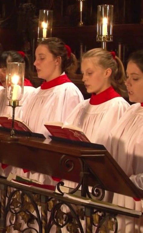 Choir Girl Aesthetic, Church Choir Aesthetic, Choir Aesthetic, Mermay 2024, Tara Westover, Choir Uniforms, Ely Cathedral, Church Choir, Sister Act