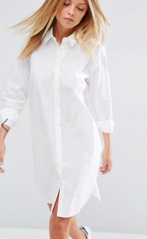 Dramatic Classic, Breakfast At Tiffany's, Youth Shirt, White Shirt Dress, White Shirt, Halloween Costume, Button Downs, Asos, Shirt Dress