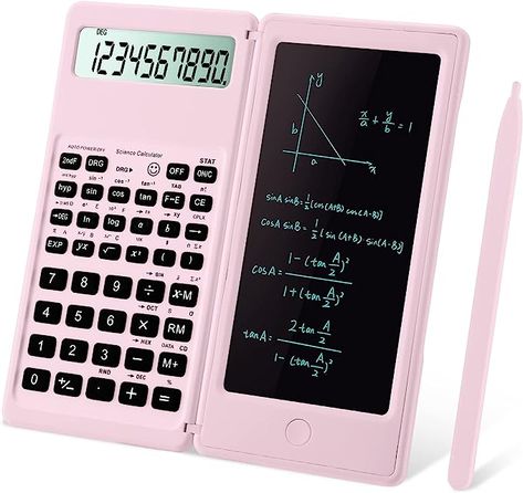 Kawaii Calculator, Classroom Must Haves, High School Supplies, Math Calculator, School Gadget, Scientific Calculators, College School Supplies, Scientific Calculator, Trigonometry