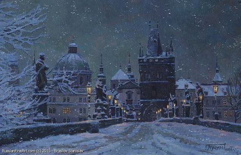 Snow Background Aesthetic, Stanislav Brusilov, Background Aesthetic Landscape, Snowy City, Snowy Background, Snow Background, Aesthetic Landscape, City And Colour, Russian Winter