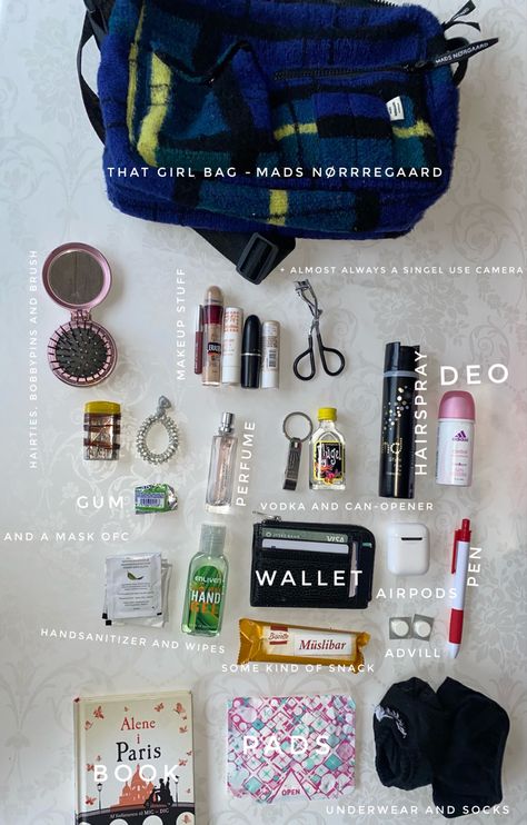 Whats In Your Bag Aesthetic, What I Pack In My Bag, Bag Checklist Everyday, What’s In My Baggu Bag, Whats Inside My Bag Handbags, What To Put In Travel Bag, Items In Bag, What To Put In Work Bag, What’s In My Bag Aesthetic School