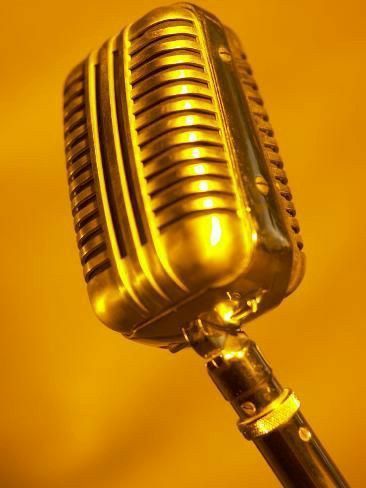 Microphone Aesthetic, Silver Microphone, Yellow Home Decor, South Jersey, Enjoy Coffee, Gold Aesthetic, Concert Series, Orange Aesthetic, Orange Light