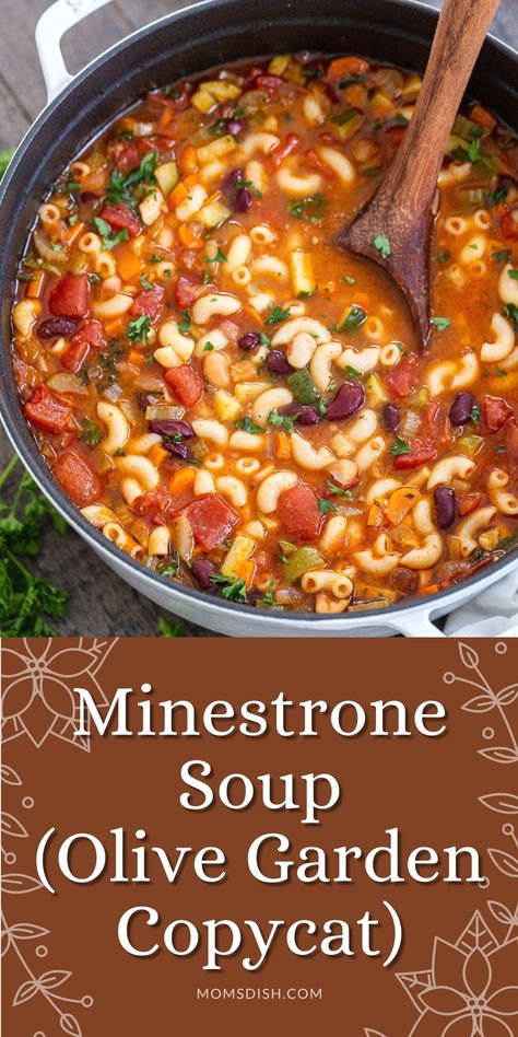 Minestrone Vegetable Beef Soup, Ministroni Soup Olive Garden, Low Fodmap Minestrone Soup, Minasteoni Soup Olive Garden, Low Calorie Minestrone Soup, Olive Garden Minestrone Soup Recipe Copycat, Minitronie Soup, Copycat Minestrone Soup Olive Garden, Minnastronie Soup