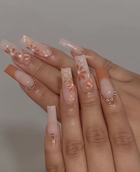 Girly Acrylic Nails, Cute Acrylic Nail Designs, Unique Acrylic Nails, Long Square Acrylic Nails, Acrylic Nails Coffin Short, Diamond Nails, Pink Acrylic Nails, Square Acrylic Nails, Fire Nails