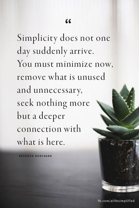 a0833c8a1817526ac555f8d67727caf6 Benefits Of Minimalism, Minimalism Lifestyle, Minimalist Quotes, Declutter Your Life, Simplifying Life, Here And Now, Live Simply, Intentional Living, Minimalist Living