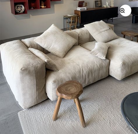 Sectional Sofa Sale, White Sectional Sofa, Flat Inspiration, Corduroy Upholstery, Beige Couch, Cream Sofa, Sofa Beige, Simple Sofa, Cozy Sofa