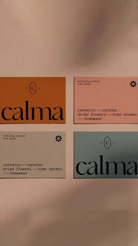 Calma home good brand design by Elia Laourda - Fivestar Branding Agency Is A Design and Branding Agency. This Work Belongs to The Accredited Artist and Is Curated For Inspiration Only 
#branding #brandinginspiration Peaceful Branding, Calming Branding, Healing Branding, Tailoring Logo Design Ideas, Therapy Branding, Design Agency Branding, Home Branding, Tailor Logo Design, Good Branding