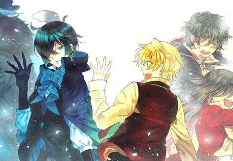 Pandora Hearts: Oz, Alice, and Gilbert  Vanitas no Shuki: Vanitas, Murr, and Noe ALSO: mMM YES Pandora Hearts Gilbert, Pandora Hearts Oz, Gilbert Nightray, Oz Vessalius, Vanitas Vanitas No Carte, Case Of Vanitas, Jun Mochizuki, The Case Study Of Vanitas, Case Study Of Vanitas