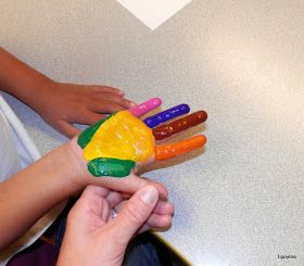 Tippytoe Crafts: Handprint Crayon Boxes Crayon Themed Classroom, Preschool First Day, Prek Crafts, Crayon Crafts, Back To School Art, Preschool Projects, Toddler Classroom, Toddler Arts And Crafts, Back To School Crafts