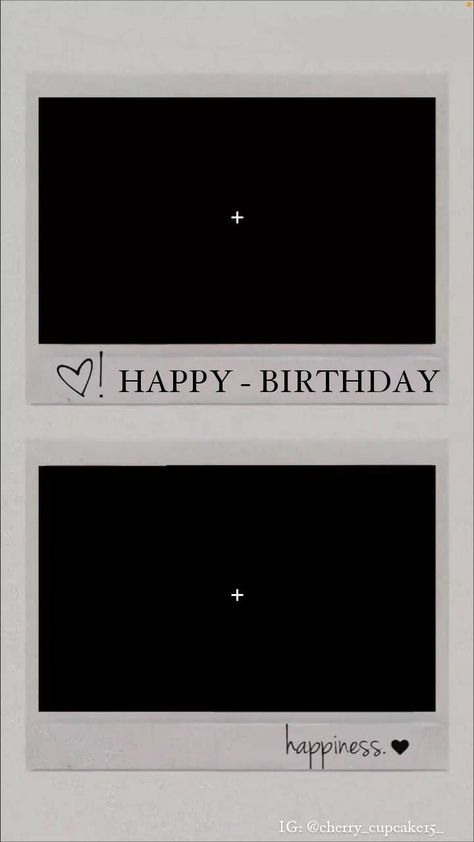 Birthday Collage Instagram Story Template, Birthday Collage For Instagram Story, Birthday Templets For Instagram Story, Birthday Count Down Story Instagram Ideas, Happy Birthday Single Pic Template, Birthday Frames Black, Birthday Outline For Instagram, Happy Birthday Template Boyfriend, Cute Birthday Countdown Ideas Instagram