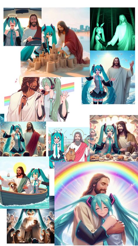 Best Duos, Dynamic Duo, Hatsune Miku, Jesus