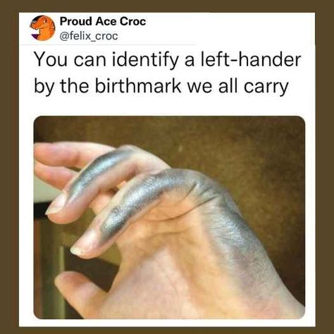 All About Lefties - Fun Facts and Memes for the Left-Handers in Your Life Left Handed Memes, Lefty Problems, Left Handed Humor, Left Handed Facts, International Left Handers Day, South Paw, Better Off Alone, Left Handed People, Relatable Tweets