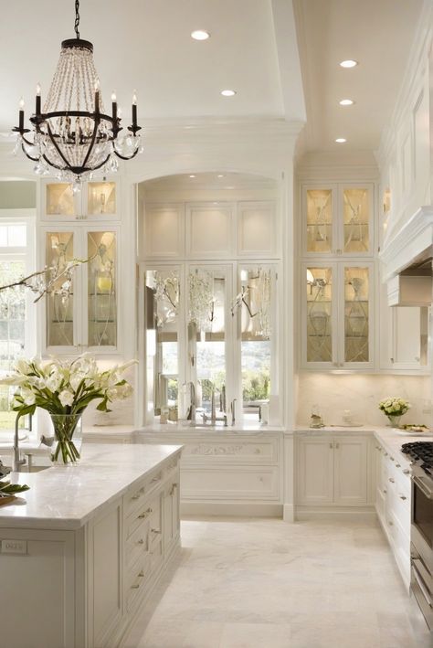 1. Sea Salt Kitchen
2. Transformation
3. Elegance
4. Interior Design Quiet Luxury Kitchen, Gray Garage Door, Elegant Kitchens Luxury, Sparkly Kitchen, Sea Salt Kitchen, Small French Country Kitchen, Most Beautiful Kitchens, Luxury Farmhouse Kitchen, Classy Homes